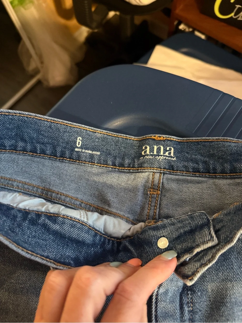 2 jean skirts one Tommy Hilfiger and one ANA Denim Mini Skirt